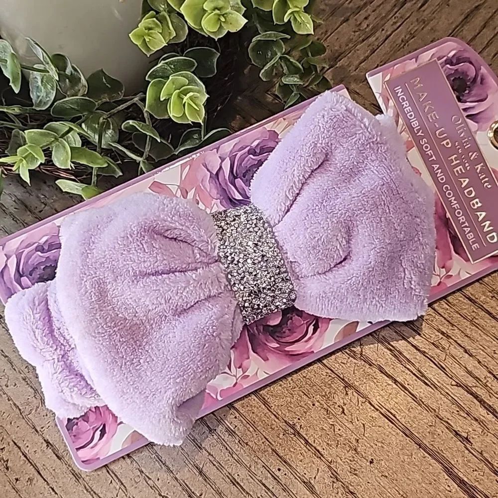 Spa make-up headband NWT super soft blingy - Picture 5 of 5